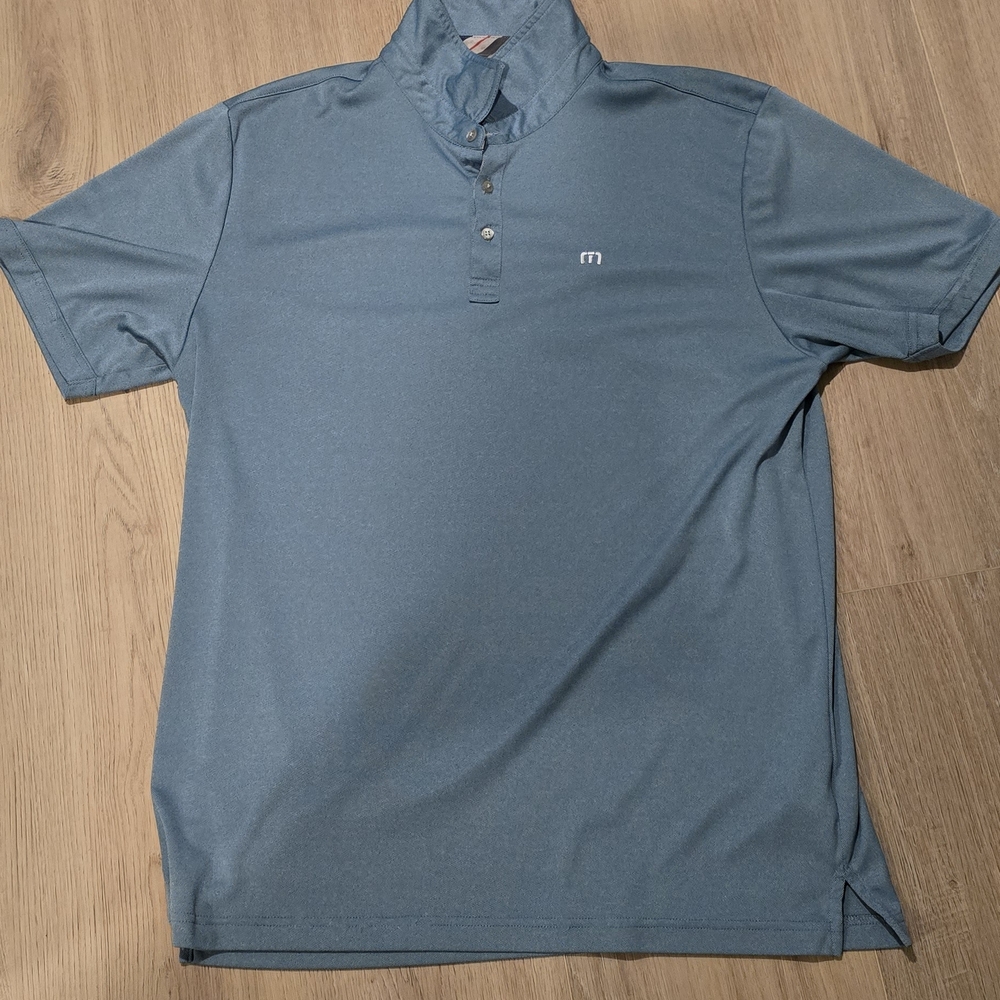Travis Mathew Blue XL Performance Polo Shirt